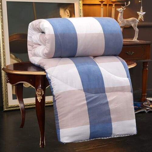 New Non-printed Cotton Duvets Washed Cotton Thickened Winter Student By The Hotel Quilt Spring and Autumn Core