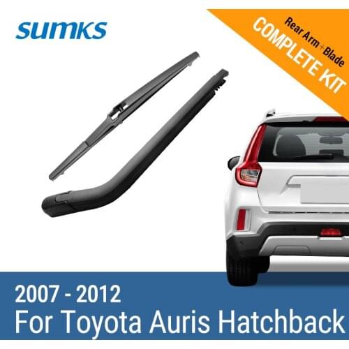 SUMKS Rear Wiper & Arm for Toyota Auris Hatchback 2007 2008 2009 2010 2011 2012