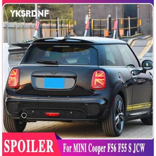 YKSRDNF For MINI Cooper F56 F55 S JCW Spoiler High Quality ABS Material 2013 2014 2015 2016 2017 2018 2019 2020