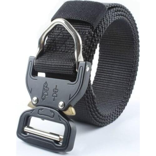 Tactical Belt Men Military Equipment SWAT Army Combat Nylon Army Belts Adjust Emergency Rigger Survival Waist Belt 125 cm