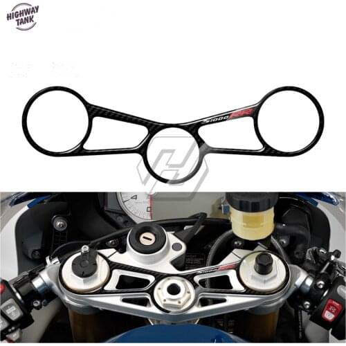 3D Carbon-look Upper Triple Yoke Defender Case for BMW S1000RR 2015-2017