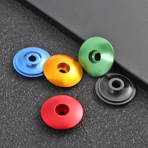 1PC Aluminum Alloy Bicycle Headset Caps Mushroom Top Cap Cover Mountain Bike Dustproof Headsets Stem Parts Tool Accessories