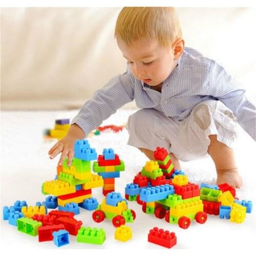 100Pcs Baby Building Blocks DIY Creative Bricks Children Educational Toy