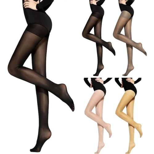 200D Super Elastic Velvet Stockings Ladies Stocking Underwear Collant Skinny Slim Tights High Elastic Pantyhose Medias De Mujer