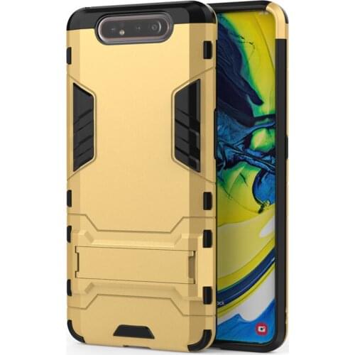 50pcs/lot Hybrid Kickstand Case For Samsung Galaxy A70 A80 A90 M10 M20 M30 A40S 2 in 1 PC+TPU Stand Armor Rugged Shell Coque