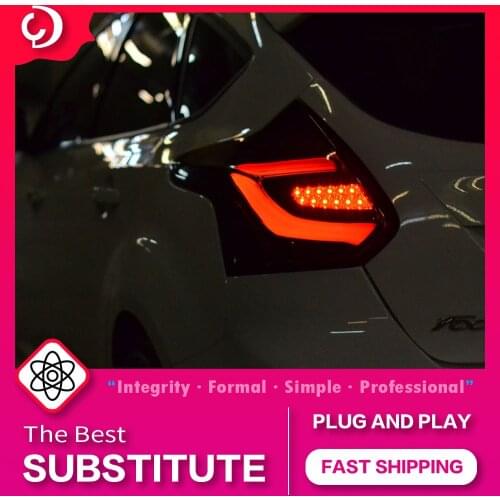 AKD Car Styling Taillights for Ford Focus ST 2 tail light 2012-2014 LED Tail Light DRL Tail Lamp Turn Signal Rear Reverse Brake