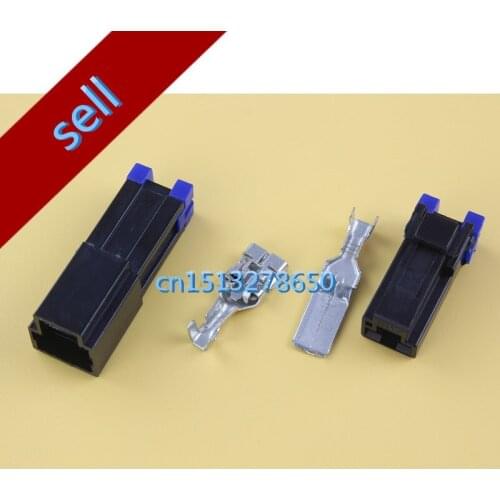 Free shipping 10 set 9.6mm 1P 1 Way/pin Electrical Connector Kits Male Female socket plug for Motorcycle