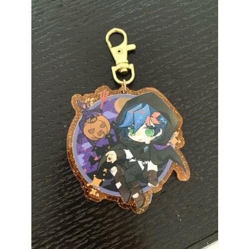 Cosmile Yu-Gi-Oh VRAINS Yusaku Fujiki Zaizen Aoi Keychain Keyring Strap Pendant Creative gift limited cosplay