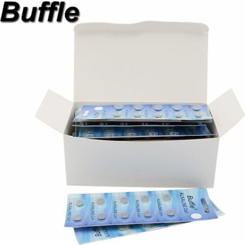 Buffle 100Pcs 10Pc/Card Button AG11 LR721 G11 LR58 162 62A 362 SR721W 1.5V