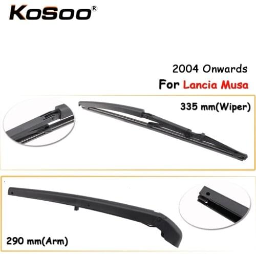 KOSOO Auto Rear Car Wiper Blade For Lancia Musa,335mm 2004 Onwards Rear Window Windshield Wiper Blades Arm,Car Accessories