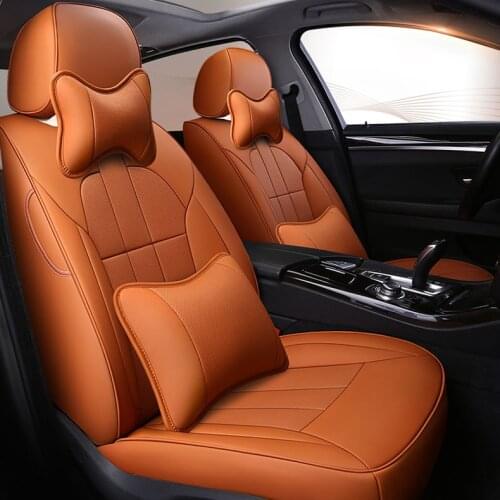Custom cowhide Leather car seat cover for Toyota Prius Venza Corolla RAV4 Camry Estima Previa Land Cruiser Prado Fortuner stylin