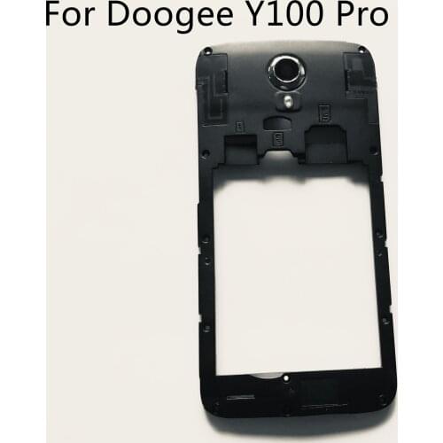 Doogee Y100 Pro Used Back Frame Shell Case + Camera Glass Lens Repair Replacement Accessories For Doogee Y100 PRO Smartphone