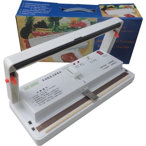 DZ-300A Vacuum sealing machine table style bag sealer plastic vacuum sealer Food packaging machine vacuum pack 110V/220V
