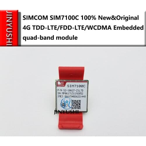 JINYUSHI FOR SIM7100C 4G 100% New&Original Genuine Distributor In the stock TDD-LTE/FDD-LTE/WCDMA Embedded quad-band module