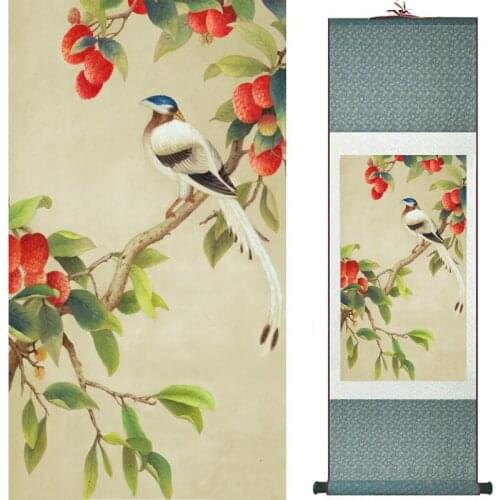 Birds and flowers painting home office decoration painting living room painting 19082425