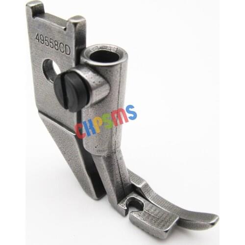 SINGLE RIGHT TOE / ZIPPER FOOT SET #49085C+49558C-D 1 SET fit for PFAFF 145 335 545 1245 Class Walking Foot Machines