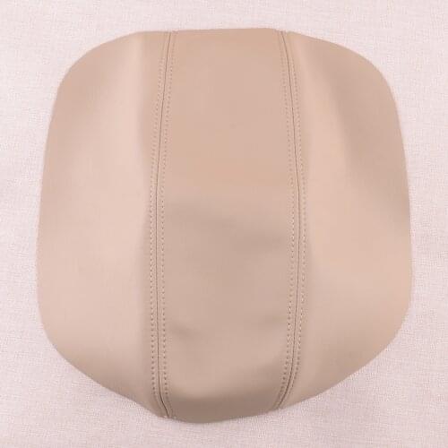 Microfiber Leather Car Console Center Armrest Box Lid Cover Fit For Volvo S80 1999 2000 2001 2002 2003 2004 2005 2006 Beige