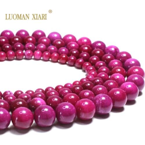 Wholesale AAA Purple Sugilite Round Natural Stone Beads For jewelry Making DIY Bracelet Necklace 6/8/10/12MM