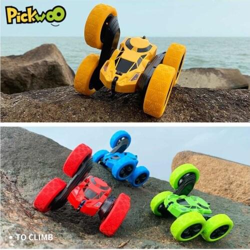 Pickwoo C7 RC Car 2.4Ghz 4CH 1:16 Stunt Drift Deformation Radio Control Crawler 360 Degree Flip RC Vehicle Toys with LED Light