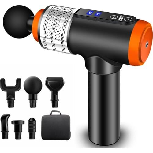 Massage Gun Muscle Massager Electric Fascia Gun For Body Relaxation Fitness Massager With Portable Bag