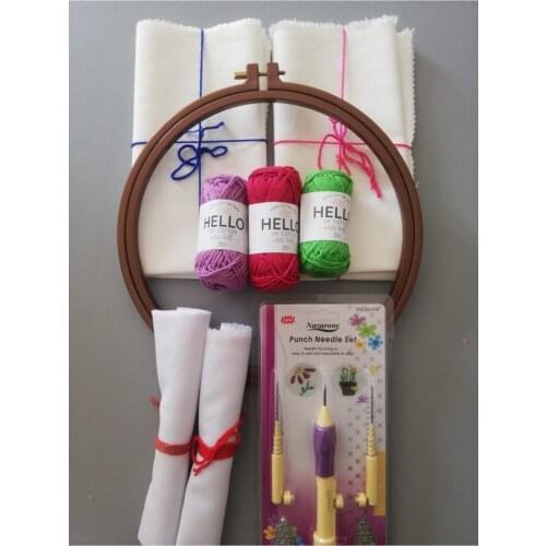 Punch Set-Fabric Set Amigurumi Hand Knit Set cotton rope pulley fabric processing hobby craft workshop diy hand-knitted