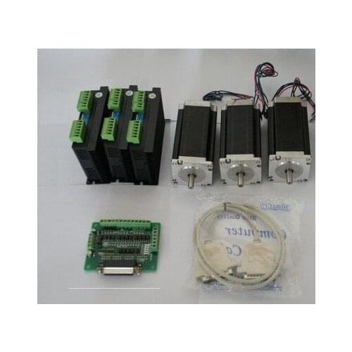 Nema 23 Stepper Motor 425oz-in 3Axis CNC Driver with 4.2A ,50VDC, 128 Microstep Mill