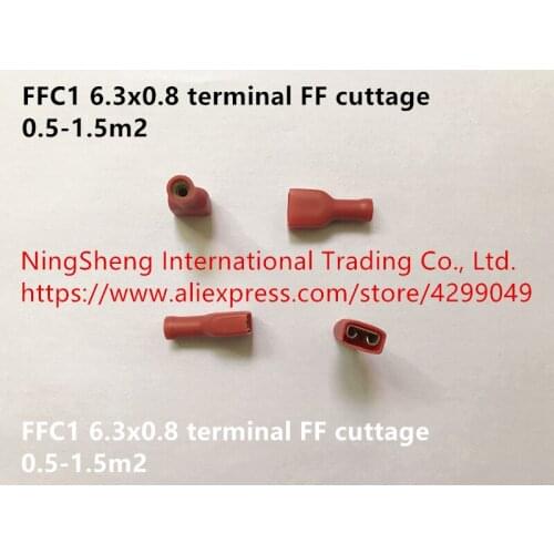 Original new 100% FFC1 6.3X0.8 terminal FF cuttage 0.5-1.5m2