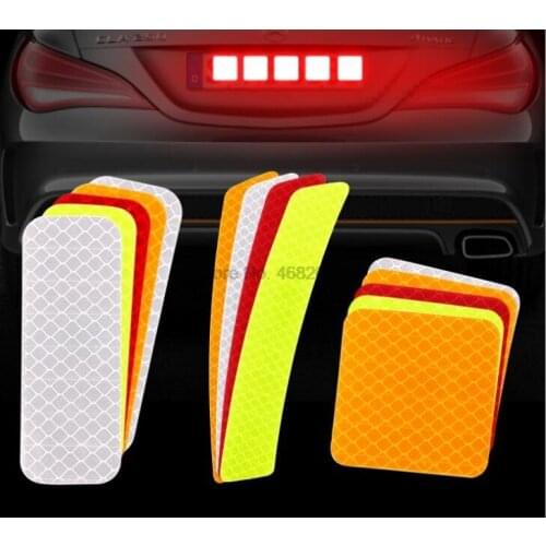 By DHL or Fedex 500pcs Car reflective stickers for motorcycles electric vehicles bicycles reflective film