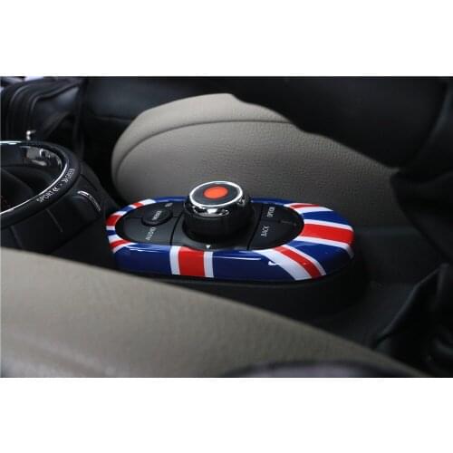 Interior Centre Panel Driver Control and Power Window Switch Trim Cover Cap ABS for Mini Cooper F55 Hardtop 5pcs Car Decals