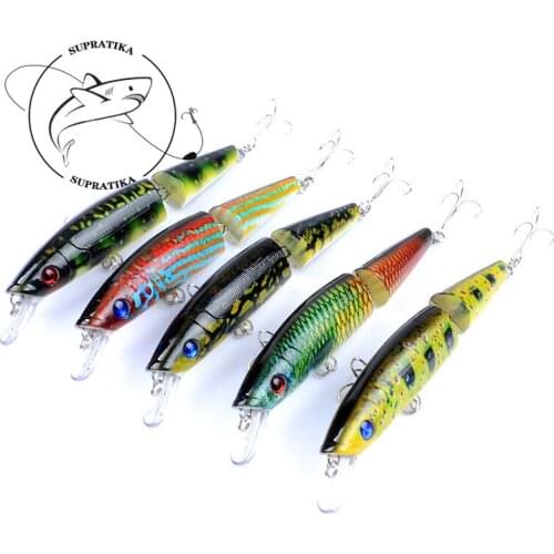1Pcs Fishing Lures Multi Jointed Sections Hard Bait 14cm/21.7g Wobblers Artificiais Crankbait Peche Leurre Tackle