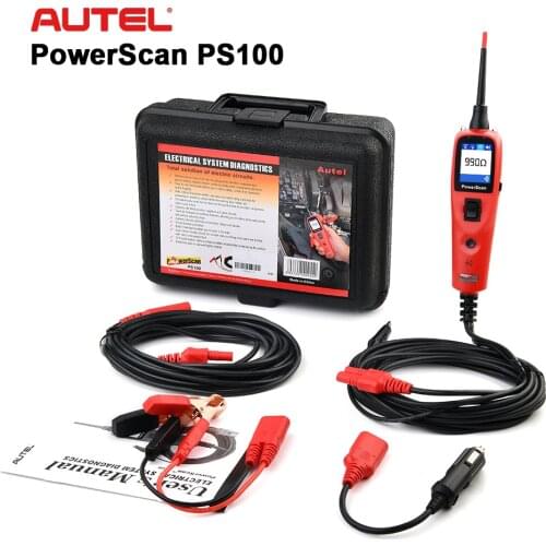Autel PS100 Diagnosis Tool, PowerScan PS100 Electrical System Diagnosis Tool Electrical Testers & Test Leads Car Repair Tools