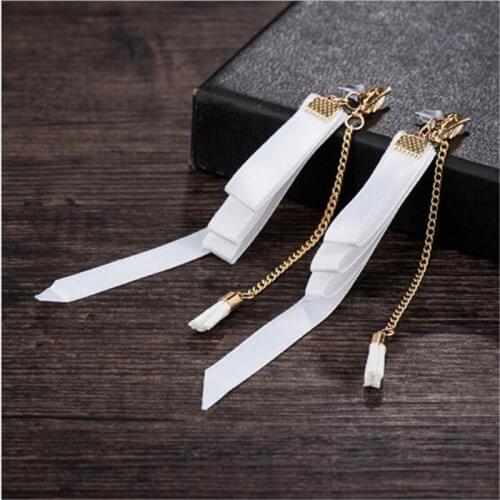 Vintage New Fabric Long Tassel Women Earrings Multilayers Yard Personatity Earrings Fashion Lady Jewelry