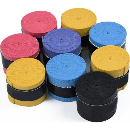 60 pcs Of Tennis Racket Over-Grip Court Grip Badminton Court Grip Sweat-Absorbent Cloth Tape Grip Headband