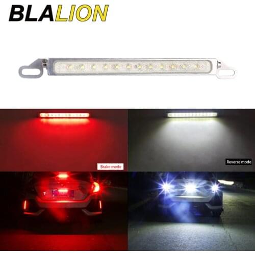 Car LED License Plate Lights 24 Leds Brake Stop Lamp 12V Tail Reverse Light Universal Warning Effect Waterproof Rear Signal Lamp