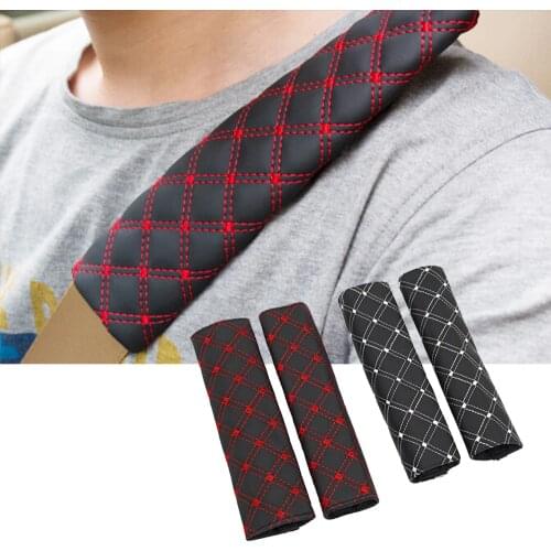 Auto Colorful Child Adults Safety Belt for Cars Shoulder Protection Car Seat Belt Cover Seat Belt Pillow