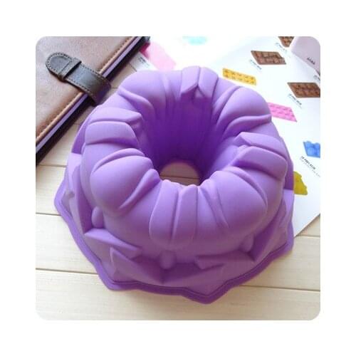 Tulips Flower Shape Food Grade Silicone Cake Mold DIY Birthday Cake Mould Bread Bakeware Cookie Decorating Silicone Tools H894