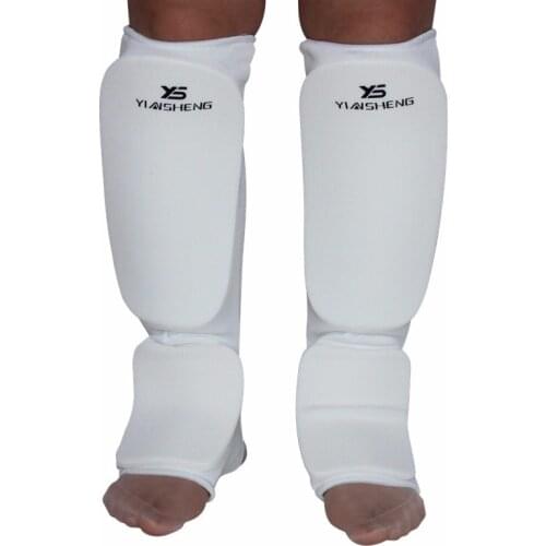 Cotton Boxing shin guards MMA instep protectors foot protection TKD kickboxing pad Muaythai Training Leg support protectors