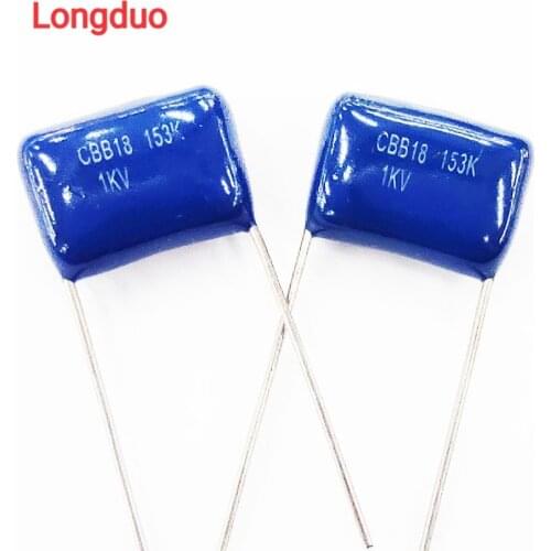 Capacitor 30PCS 153 15nf 0.015uf 1000V Or 1KV Type CBB Metallized Polypropylene Film
