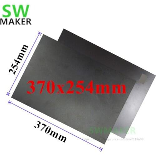 370X254mm Magnetic Adhesive Print Bed Tape Print Sticker Flex Plate PC Build Surface with 3M for DIY TEVO Black Widow 3D printer