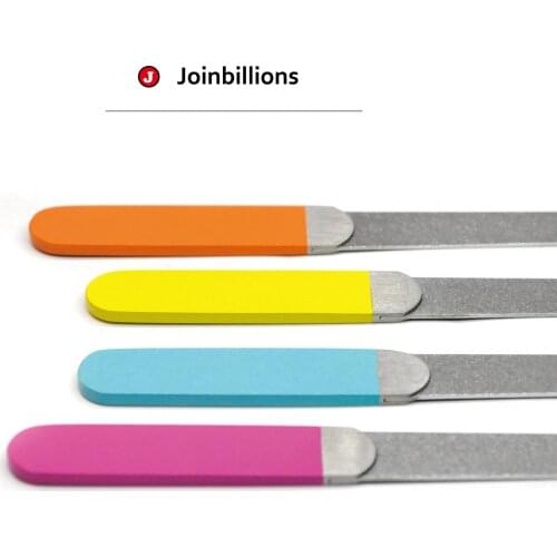 Joinbillions Stainless Steel Nail File Double Sided Manicure Pedicure Care Metal Tools