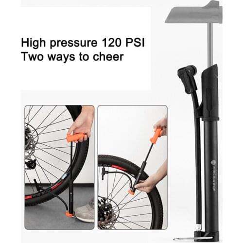 Portable Useful Bicycle Tire Floor Pump with Mount Flexibility Floor Bicycle Air Pump Ultra-light for Refit