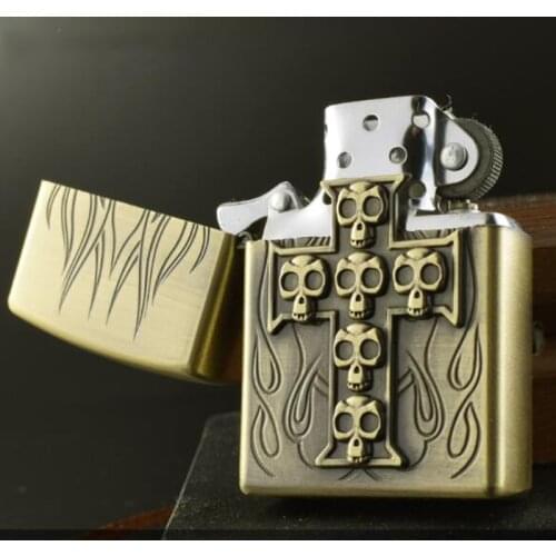 New Arrive Engraved Emboss Kerosene Lighter. Classic Windproof. Exquisite carving.Men Smoking Gift.Cigarettes Accessory Gadgets