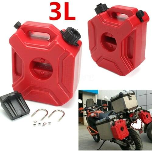 3L Portable Gas Fuel Tank Plastic Petrol Car Spare Container Gasoline Petrol Tanks Canister ATV Motorcycle