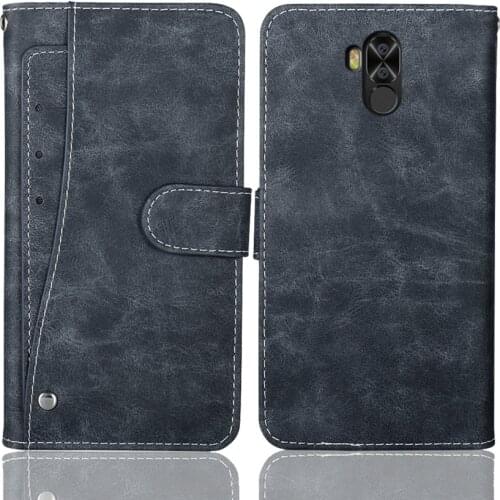 Luxury Wallet Doogee N100 Case 5.99" Vintage Flip Leather Cases Business Protective Cover With Front Card Slots Phone Book