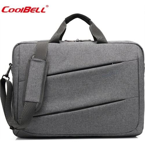 COOLBELL Bag 15.6/17.3inch Laptop Bag Nylon Waterproof shoulder Student Bag Multifunction Fashion Business Travel Hand Bag