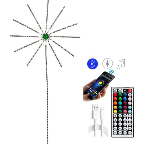WIFI RGB DC5V 5050 SMD LED Ribbon Diode Flexible Romantic Decoration Light Strips Firework Lights for Festival Holiday