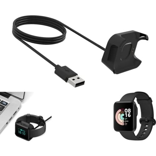 Smartwatch Dock Charger Adapter USB Fast Charging Cable Cord Wire for Xiaomi Mi Watch Lite/Redmi Global Smart Watch Accessories