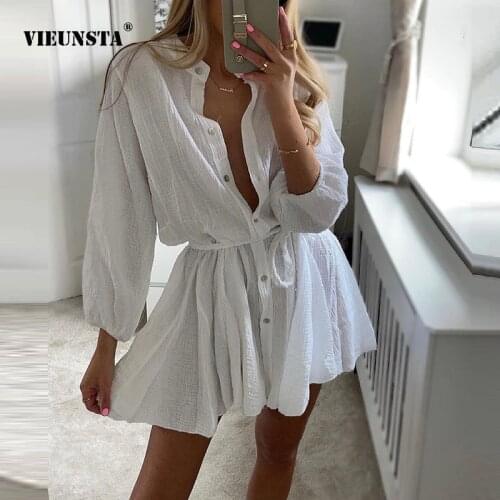 Прямые летние платья VIEUNSTA China At AliExpress