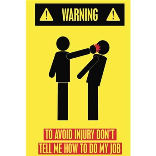 Rule Plaque Sign Vintage Metal Tin Signs Wall Poster Decals Plate Painting Bar Club Pub Home Decor Wall 30*20cm