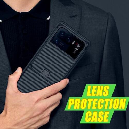 For Xiaomi Mi 11 Ultra Lens Protection Case NILLKIN CamShield Case Slide Camera Protection Back Cover For Mi 11 Pro Phone Cases
